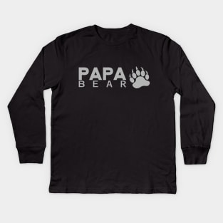PAPA BEAR Kids Long Sleeve T-Shirt
